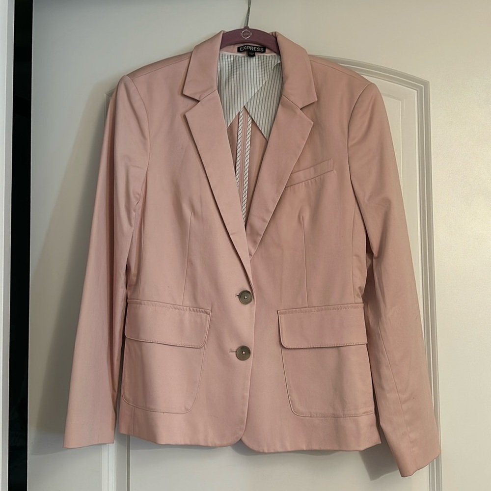 Light pink express blazer - worn once or twice